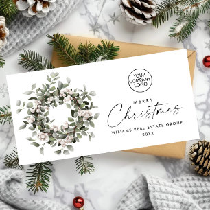 Cartes Pour Fêtes Annuelles Courrier de Noël de Bohême Salutation d'entreprise