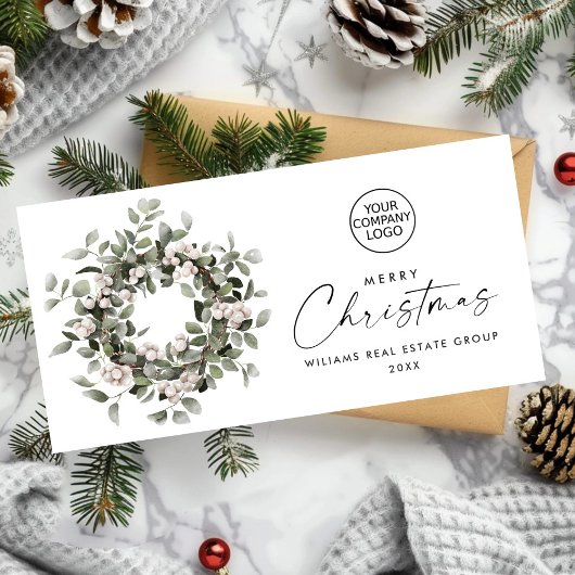 Cartes Pour Fêtes Annuelles Courrier de Noël de Bohême Salutation d'entreprise