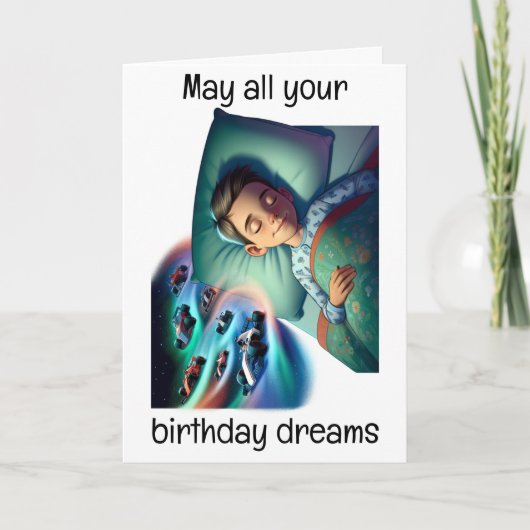 Cartes Pour Fêtes Annuelles Course à vos rêves (Devant)