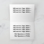 Cartes Pour Fêtes Annuelles Courses de chevaux de Noël ou toutes occasions (Intérieur)