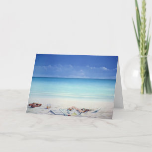 Cartes Pour Fêtes Annuelles Courtier de plage