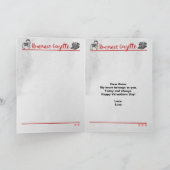 Cartes Pour Fêtes Annuelles Couverture du journal de la Saint Valentin (Intérieur)