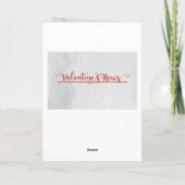 Cartes Pour Fêtes Annuelles Couverture du journal de la Saint Valentin (Dos)