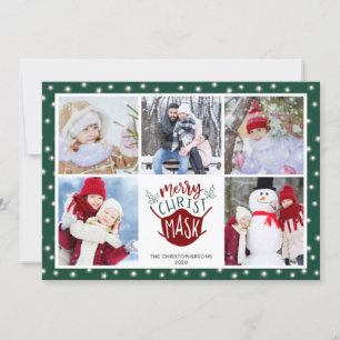 Cartes Pour Fêtes Annuelles COVID-19 MERRY ChristMASK Fairy Lights 5 Photo