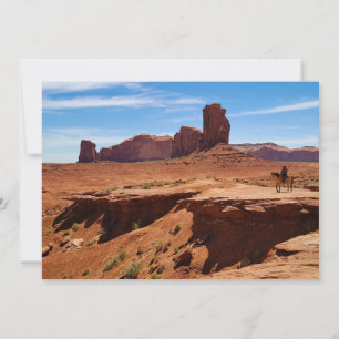 Cartes Pour Fêtes Annuelles Cow-boy solitaire