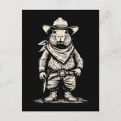 Cartes Pour Fêtes Annuelles cowboy capybara (Devant)