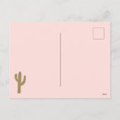 Cartes Pour Fêtes Annuelles Cowboy Santa Claus Christmas Pink (Dos)