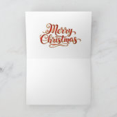 Cartes Pour Fêtes Annuelles Cozy Christmas Baking Theme Warm Holiday Greeting (Intérieur)