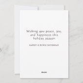 Cartes Pour Fêtes Annuelles Cozy Fireplace Christmas (Dos)