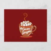 Cartes Pour Fêtes Annuelles Cozy up with this sweet Cocoa Season design  (Devant)