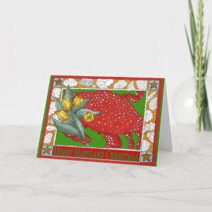 Cartes Pour Fêtes Annuelles Crabe de Noël du Maryland