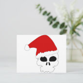 Cartes Pour Fêtes Annuelles crâne goth noël (Debout devant)