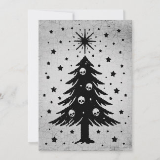 Cartes Pour Fêtes Annuelles Crânes Pour Arbre De Noël