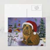 Cartes Pour Fêtes Annuelles Crash de Noël (Devant / Derrière)