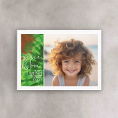 Cartes Pour Fêtes Annuelles Cravate-teinture rouge vert - 1 Photo - Joyeux Noë