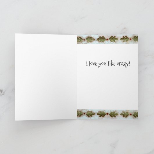 Cartes Pour Fêtes Annuelles Crazy Like a Fox - Valentines Day Card (Intérieur)