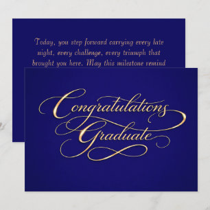 Cartes Pour Fêtes Annuelles Création de Félicitations pour une Remise de Diplô