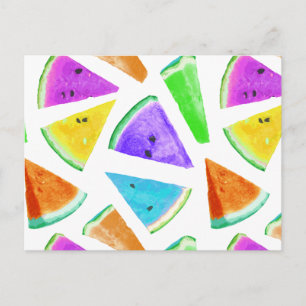 Cartes Pour Fêtes Annuelles Création de motif de pastèque 6