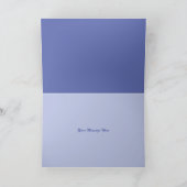 Cartes Pour Fêtes Annuelles Créative Bleu Composé Flacons de neige Comet Graph (Intérieur)