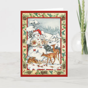 CARTES POUR FÊTES ANNUELLES CRÉATURES GRANDES ET PETITES