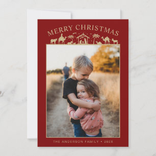 Cartes Pour Fêtes Annuelles Crèche Enfant Jésus Christ