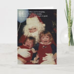 Cartes Pour Fêtes Annuelles Creepy Santa Christmas Cards<br><div class="desc">Try a different take on the traditional with these cards featuring your not run of the mill Santas.</div>