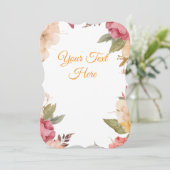 Cartes Pour Fêtes Annuelles Créer votre propre personnalisation (Debout devant)