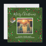 Cartes Pour Fêtes Annuelles Créez vos propres photos de famille Joyeux Noël<br><div class="desc">Créez vos propres photos de famille Joyeuse carte de Noël. Envoyez vos voeux de Noël à vos amis et à votre famille avec cette carte de Noël très personnelle. Vous pouvez ajouter vos propres photos,  ajouter votre texte et vos noms.</div>