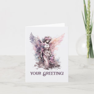 Cartes Pour Fêtes Annuelles Créez votre propre Ange de Noël gothique romantiqu
