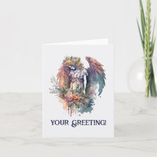 Cartes Pour Fêtes Annuelles Créez votre propre Ange de Noël Sombre Romantique