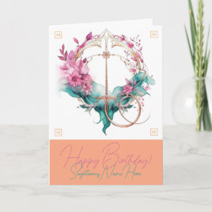 Cartes Pour Fêtes Annuelles Créez Votre Propre Beau Zodiaque Sagittaire