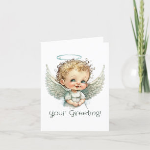 Cartes Pour Fêtes Annuelles Créez votre propre bébé adorable Ange de Noël