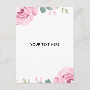 Cartes Pour Fêtes Annuelles Créez votre propre bordure florale