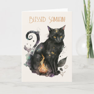 Cartes Pour Fêtes Annuelles Créez votre propre chat noir magique