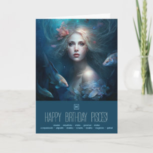 Cartes Pour Fêtes Annuelles Créez votre propre déesse du signe solaire Poisson
