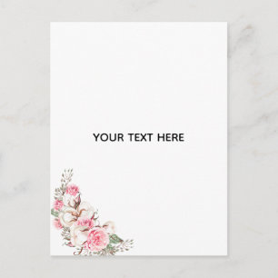 Cartes Pour Fêtes Annuelles Créez votre propre floral