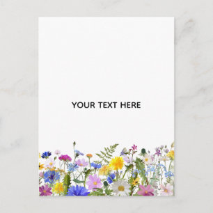 Cartes Pour Fêtes Annuelles Créez Votre Propre Floral Coloré