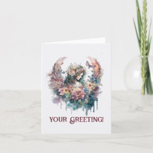 Cartes Pour Fêtes Annuelles Créez votre propre grunge romantique Ange de Noël