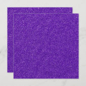 Cartes Pour Fêtes Annuelles Créez votre propre Parties scintillant violette (Devant / Derrière)