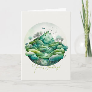 Cartes Pour Fêtes Annuelles Créez votre propre paysage de verdure