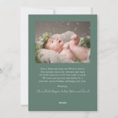 Cartes Pour Fêtes Annuelles Crème arc-en-ciel 2 Photo Noël (Dos)