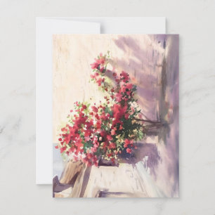 Cartes Pour Fêtes Annuelles Crème Myrtle Tree En Aquarelles