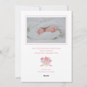 Cartes Pour Fêtes Annuelles Crest de monogramme de casse-noisette très joyeux (Dos)