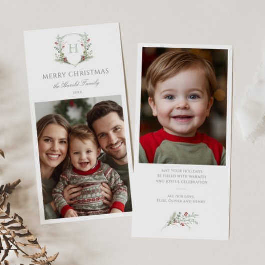 Cartes Pour Fêtes Annuelles Crête de Noël 2 Photo