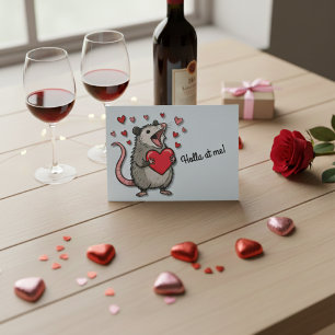 Cartes Pour Fêtes Annuelles Crie à Moi Mon Amour de la Saint-Valentin