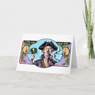 Cartes Pour Fêtes Annuelles Crieur de Noël Fou