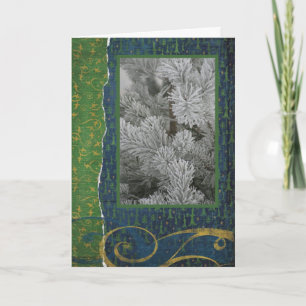 Cartes Pour Fêtes Annuelles Cristaux de neige
