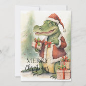 Cartes Pour Fêtes Annuelles Croc A Claus (Devant)