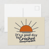 Cartes Pour Fêtes Annuelles crochet drôle (Devant / Derrière)