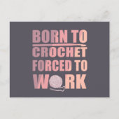 Cartes Pour Fêtes Annuelles crocheters cadeau drôle crochet devis (Devant)